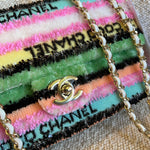 CHANEL Handbag 22S Mini Sequins & Gold-Tone Metal Multicolor Flap LGHW - Redeluxe