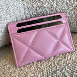 CHANEL Handbag 22S Pink 19 Flap Card Holder - Redeluxe