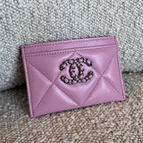 CHANEL Handbag 22S Pink 19 Flap Card Holder - Redeluxe