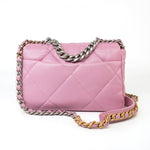CHANEL Handbag 22S Pink Lambskin Quilted 19 Small Reverse Mixed Hardware - Redeluxe