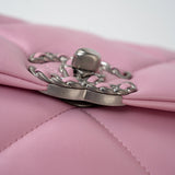 CHANEL Handbag 22S Pink Lambskin Quilted 19 Small Reverse Mixed Hardware - Redeluxe