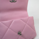 CHANEL Handbag 22S Pink Lambskin Quilted 19 Small Reverse Mixed Hardware - Redeluxe