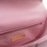 CHANEL Handbag 22S Pink Lambskin Quilted 19 Small Reverse Mixed Hardware - Redeluxe