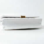 CHANEL Handbag 22S White Lambskin Quilted Wallet on Chain (WOC) - Redeluxe