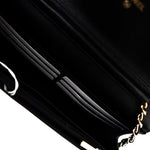 CHANEL Handbag 23C Black Lambskin Quilted Cruise Heart Wallet on Chain (WOC) LGHW - Redeluxe