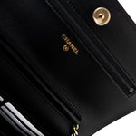 CHANEL Handbag 23C Black Lambskin Quilted Cruise Heart Wallet on Chain (WOC) LGHW - Redeluxe