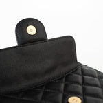 CHANEL Handbag 23P Black Caviar Quilted Hobo Bag Small Antique Gold Hardware - Redeluxe