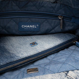 CHANEL Handbag 23P Denim Quilted 22 Small Drawstring Bag - Redeluxe