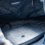 CHANEL Handbag 23P Denim Quilted 22 Small Drawstring Bag - Redeluxe