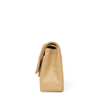 CHANEL Handbag Beige Beige Lambskin Quilted Classic Flap Small Gold Hardware - Redeluxe
