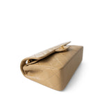 CHANEL Handbag Beige Beige Lambskin Quilted Classic Flap Small Gold Hardware - Redeluxe