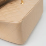 CHANEL Handbag Beige Clair Caviar Quilted Classic Flap Jumbo GHW - Redeluxe