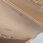 CHANEL Handbag Beige Clair Caviar Quilted Classic Flap Jumbo GHW - Redeluxe