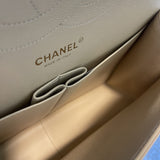 CHANEL Handbag Beige Clair Caviar Quilted Jumbo Classic Flap LGHW - Redeluxe