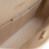 CHANEL Handbag Beige Lambskin Quilted Classic Flap Medium GHW - Redeluxe