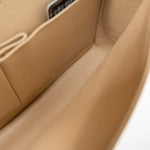 CHANEL Handbag Beige Lambskin Quilted Classic Flap Medium GHW - Redeluxe