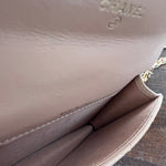 CHANEL Handbag Beige Micro Lambskin Quilted Coin Purse with Chain Aged Gold Hardware - Redeluxe