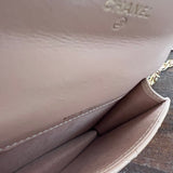 CHANEL Handbag Beige Micro Lambskin Quilted Coin Purse with Chain Aged Gold Hardware - Redeluxe