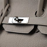 CHANEL Handbag Birkin 35 Gris Tourterelle Veau Togo Leather Palladium Played 2011 O - Redeluxe