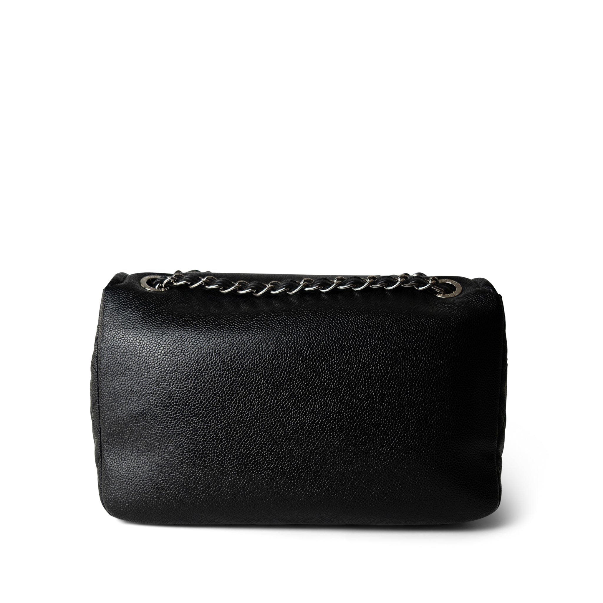 12P Caviar Large Timeless CC Flap Black – REDELUXE