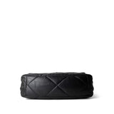 CHANEL Handbag Black 22P Black Lambskin Quilted Large 19 Flap Mixed Hardware - Redeluxe