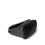 CHANEL Handbag Black 22P Black Lambskin Quilted Large 19 Flap Mixed Hardware - Redeluxe