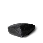 CHANEL Handbag Black 22P Black Lambskin Quilted Large 19 Flap Mixed Hardware - Redeluxe
