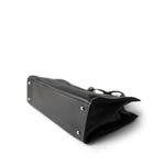 CHANEL Handbag Black 22P Small Black Zipped Shopping Bag - Redeluxe