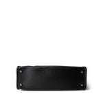 CHANEL Handbag Black 22P Small Black Zipped Shopping Bag - Redeluxe