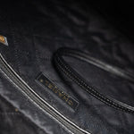 CHANEL Handbag Black 22S Black Calfskin Quilted 22 Drawstring Bag Small Antique Gold Hardware - Redeluxe