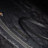 CHANEL Handbag Black 22S Black Calfskin Quilted 22 Drawstring Bag Small Antique Gold Hardware - Redeluxe