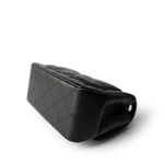 CHANEL Handbag Black 22S Black Lambskin Quilted Mini Square Flap Light Gold Hardware - Redeluxe