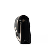 CHANEL Handbag Black 23B Black / Beige O Phone Holder w/ Chain Flap Light Gold Hardware - Redeluxe