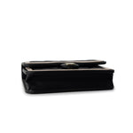 CHANEL Handbag Black 23B Black / Beige O Phone Holder w/ Chain Flap Light Gold Hardware - Redeluxe