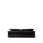 CHANEL Handbag Black 23B Black Lambskin Quilted O Phone Holder With Chain - Redeluxe