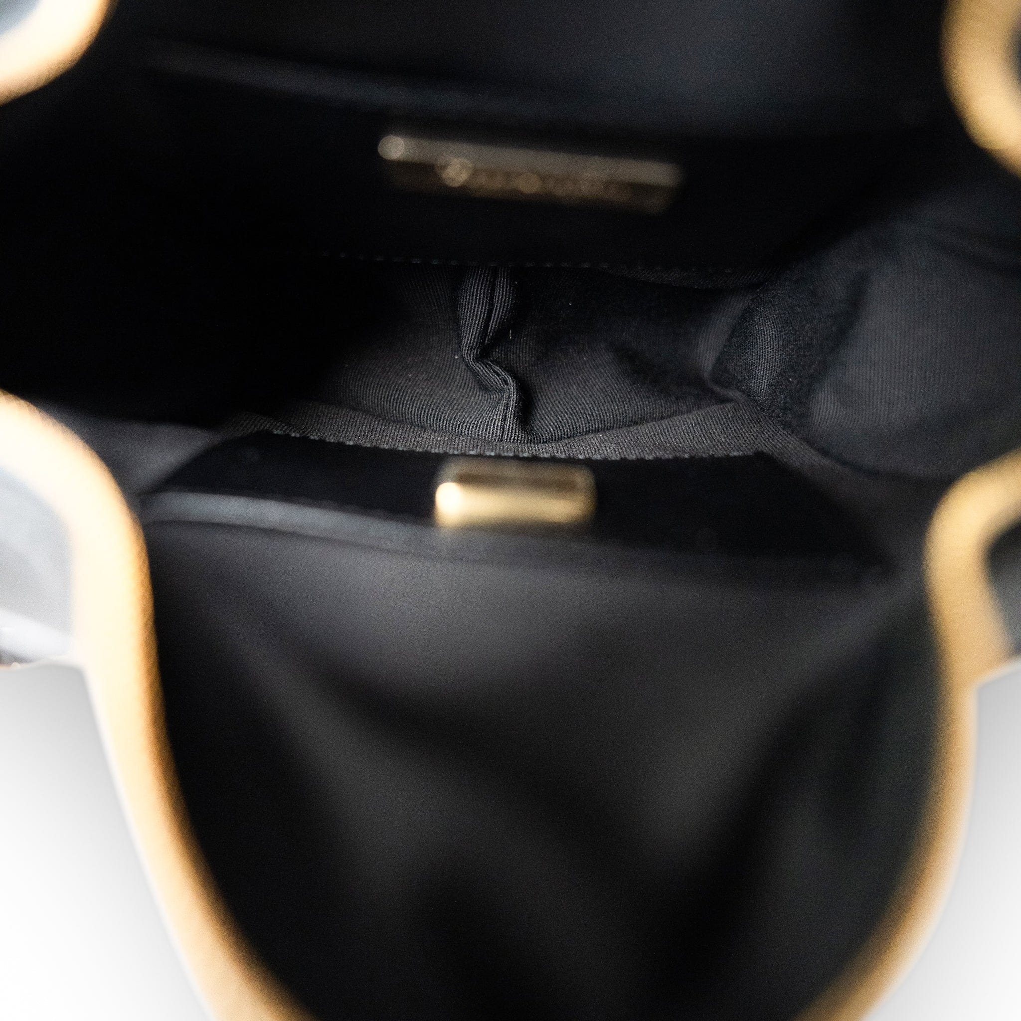 CHANEL Handbag Black 24C Black Lambskin Quilted Star Bag Light Gold Hardware - Redeluxe