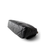 CHANEL Handbag Black Black Lambskin Quilted 19 Flap Medium/Large Mixed Hardware - Redeluxe