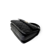 CHANEL Handbag Black Black Lambskin Quilted Trendy CC Small Light Gold Hardware - Redeluxe