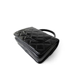 CHANEL Handbag Black Black Lambskin Quilted Trendy CC Small Light Gold Hardware - Redeluxe