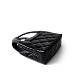 CHANEL Handbag Black Black Shiny Aged Calfskin Nano Kelly Mini Shopper - Redeluxe