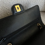 CHANEL Handbag Black Caviar Quilted Classic Flap Medium GHW - Redeluxe