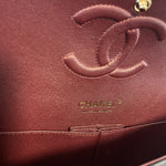 CHANEL Handbag Black Caviar Quilted Classic Flap Medium LGHW - Redeluxe