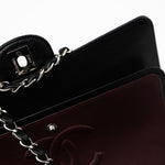 CHANEL Handbag Black Caviar Quilted Classic Flap Medium Silver Hardware - Redeluxe