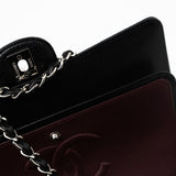CHANEL Handbag Black Caviar Quilted Classic Flap Medium Silver Hardware - Redeluxe