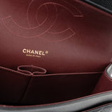 CHANEL Handbag Black Caviar Quilted Jumbo Classic Flap GHW - Redeluxe