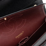 CHANEL Handbag Black Caviar Quilted Jumbo Classic Flap GHW - Redeluxe