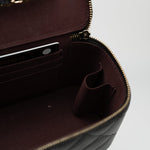 CHANEL Handbag Black Caviar Quilted Small Vanity Case LGHW - Redeluxe