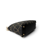CHANEL Handbag Black Chanel Wild Stitch Black Hobo Bag - Redeluxe