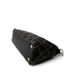 CHANEL Handbag Black Chanel Wild Stitch Black Hobo Bag - Redeluxe