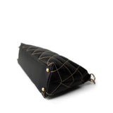CHANEL Handbag Black Chanel Wild Stitch Black Hobo Bag - Redeluxe